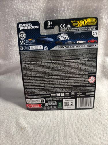 HOT WHEELS FAST & FURIOUS 1996 NISSAN 180SX TYPE X NEW - Picture 4 of 4