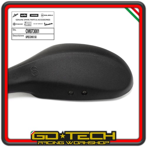 SPECCHIETTO SINISTRO SX NRG MC3 POWER GILERA RUNNER SP ST VX VXR PIAGGIO TYPHOON - Imagen 4 de 11