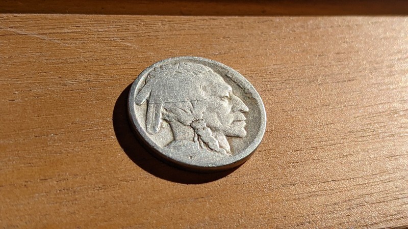 1921 5C Buffalo Nickel coin