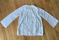 Vtg 1970s Ladies Lightweight Button Down Over-shirt L