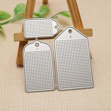 Stitch Holes Gift Tags Metal Cutting Dies Scrapbooking Card Making Craft