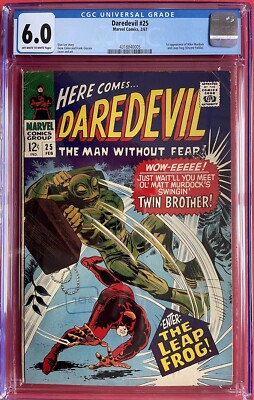 Daredevil #25 (1967) 1st Appearance of Leap Frog CGC 6.0
