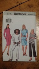 VINTAGE BUTTERICK LADIES TUNIC PANTS PATTERN 3537 SIZE 14-18 FREE SHIPPING