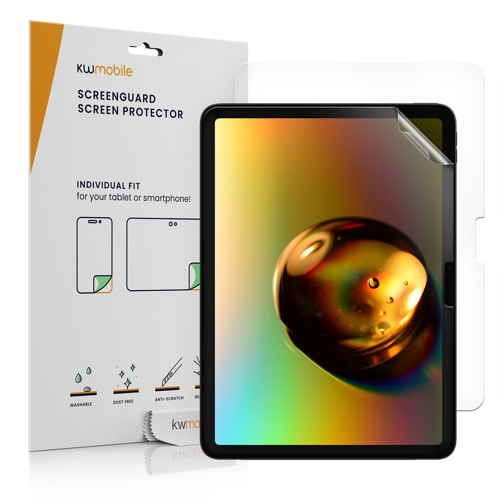 2x Папки для планшетов Apple iPad Air 11 6-го поколения 2024 года выпуска Folie klar 
