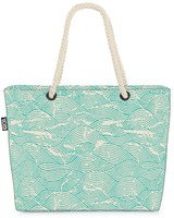 Void Tasche Japanische Wellen Muster Japanische Wellen Muster Gemustert