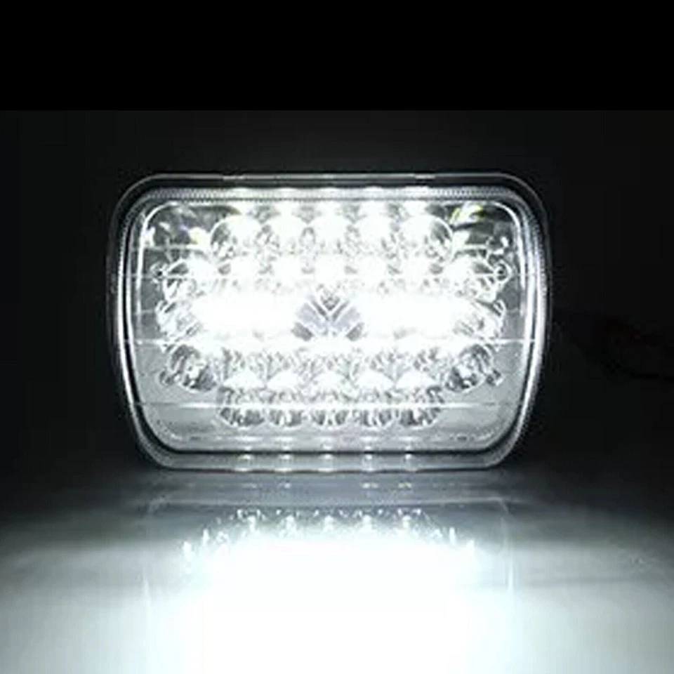 Fit Chevrolet K10 K20 C10 C20 1979-1986 Pair 7x6'' LED Headlights High/Low Beam — 第 3/4 张图片