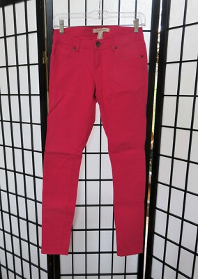 Life in Progress Hot Pink Jeans, XS, US 24, UK 4, Staple Item, Color Pop
