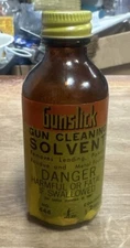 Vintage Gunslick Gun Cleaning Solvent Bottle