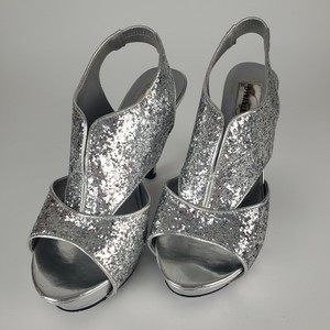 black glitter prom shoes