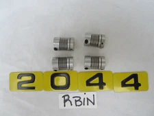 FLEXIBLE SHAFT COUPLING/CONNECTOR   LOT OF 4