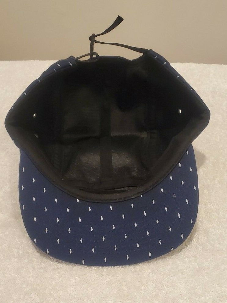 Supreme Box Logo Diamond Navy Snap Back Cap 5 Panel USA Never Worn