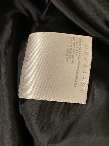 Y2K VTG DESIGNER SERGIO TACCHINI QUILTED HOODED JACKET- BLACK BEAUTY- SIZE M - Picture 9 of 12