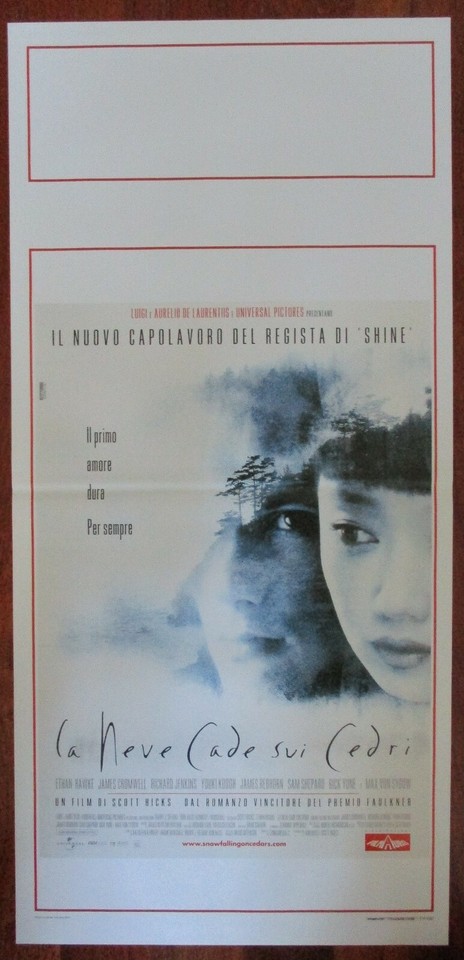 Locandina di La neve cade sui cedri (1999)