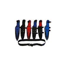 knife sheath Handmade from Canvas chef's Fits 12” 9” and 6” kitchen