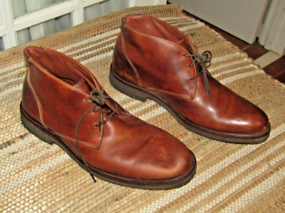 Sz 13 M JOHNSTON & MURPHY Men’s Dress Casual Chukka Boots Brown  Leather 25-2022 Shoes | Sz 13 M Johnston Murphy Mens Dress Casual Chukka  main image 2
