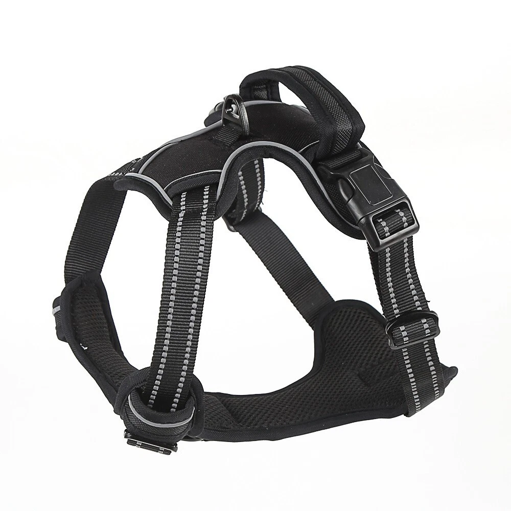 Dog Harness | Dog Harness No Pull Breathable Reflective Pet Harness Vest