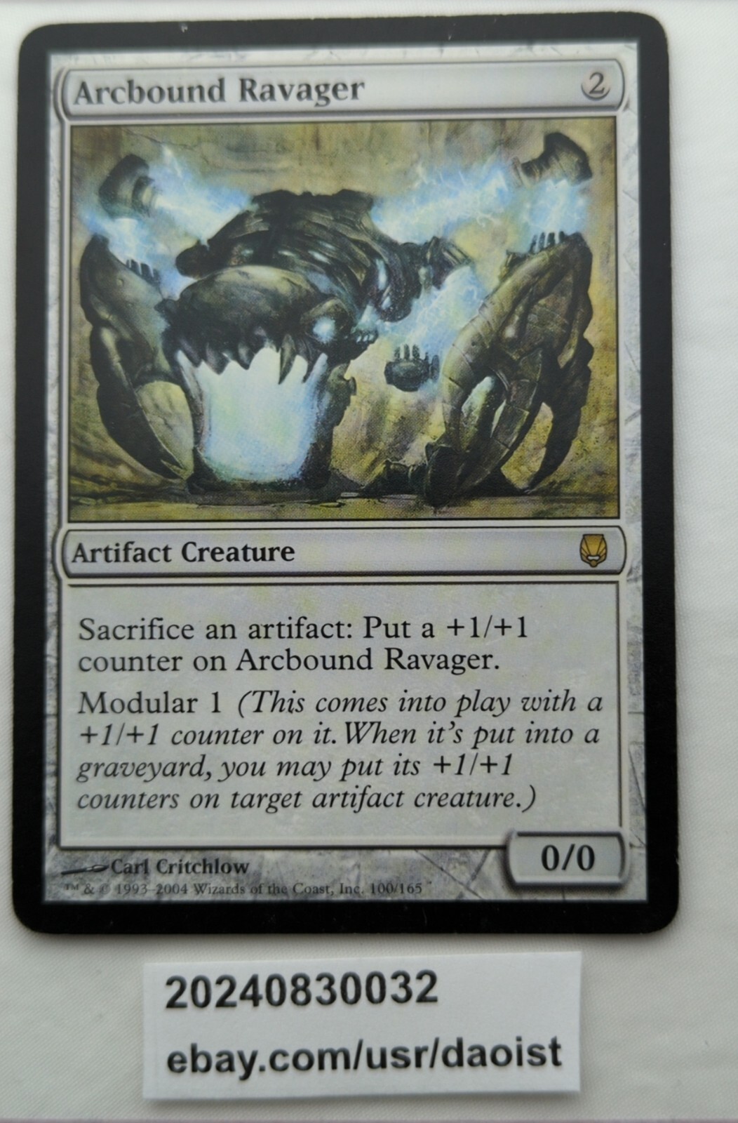 MTG Arcbound Ravager Darksteel Rare Magic The Gathering LP