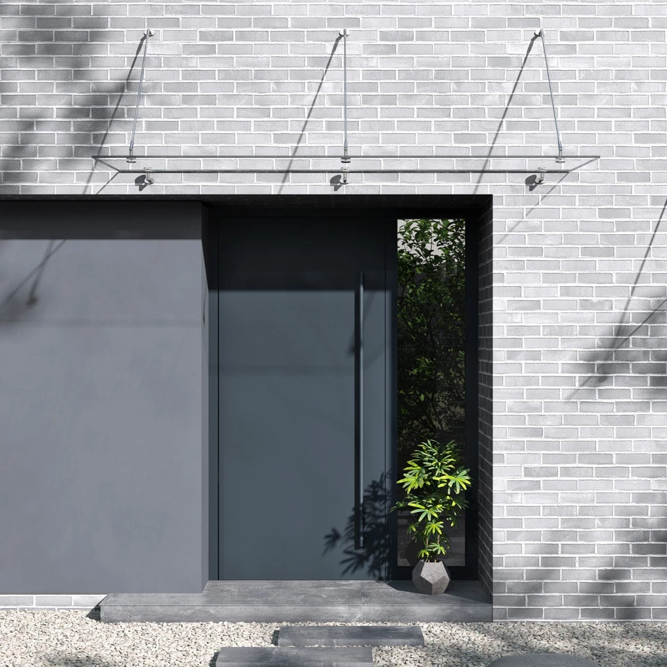 Vordach Haustürvordach Glasvordach Haustür VSG mit SGP Folie Pultvordach NEU!!! - Bild 2 von 4