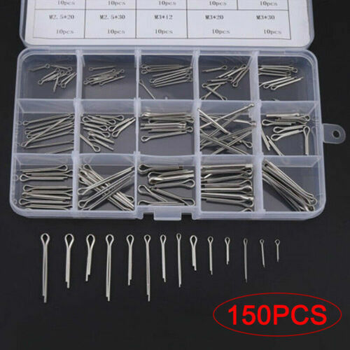 Splinte Set Edelstahl - 50-tlg. Sicherungssplinte Sortiment Mit Aufbewahrungskasten