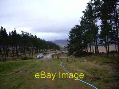 Foto 6x4 Vom Blackhills Moor Leochel-Cushnie kommend im stetigen Nieselregen. c2008