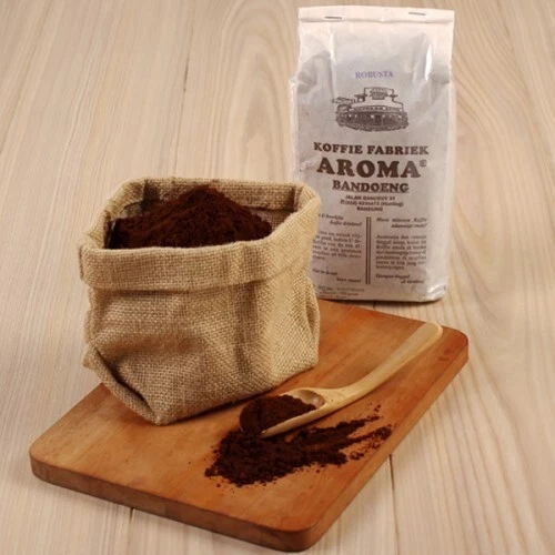 Kopi Aroma Robusta Molido 250g - Fuerte Sabor Legendario Bajo en Ácido Foto 4 de 4