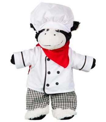 PLUSH TOY WANDERLAND Chef Outfit for Stuffed Toys, Fits Most 14-18" Bears, Cute Costume for Plush