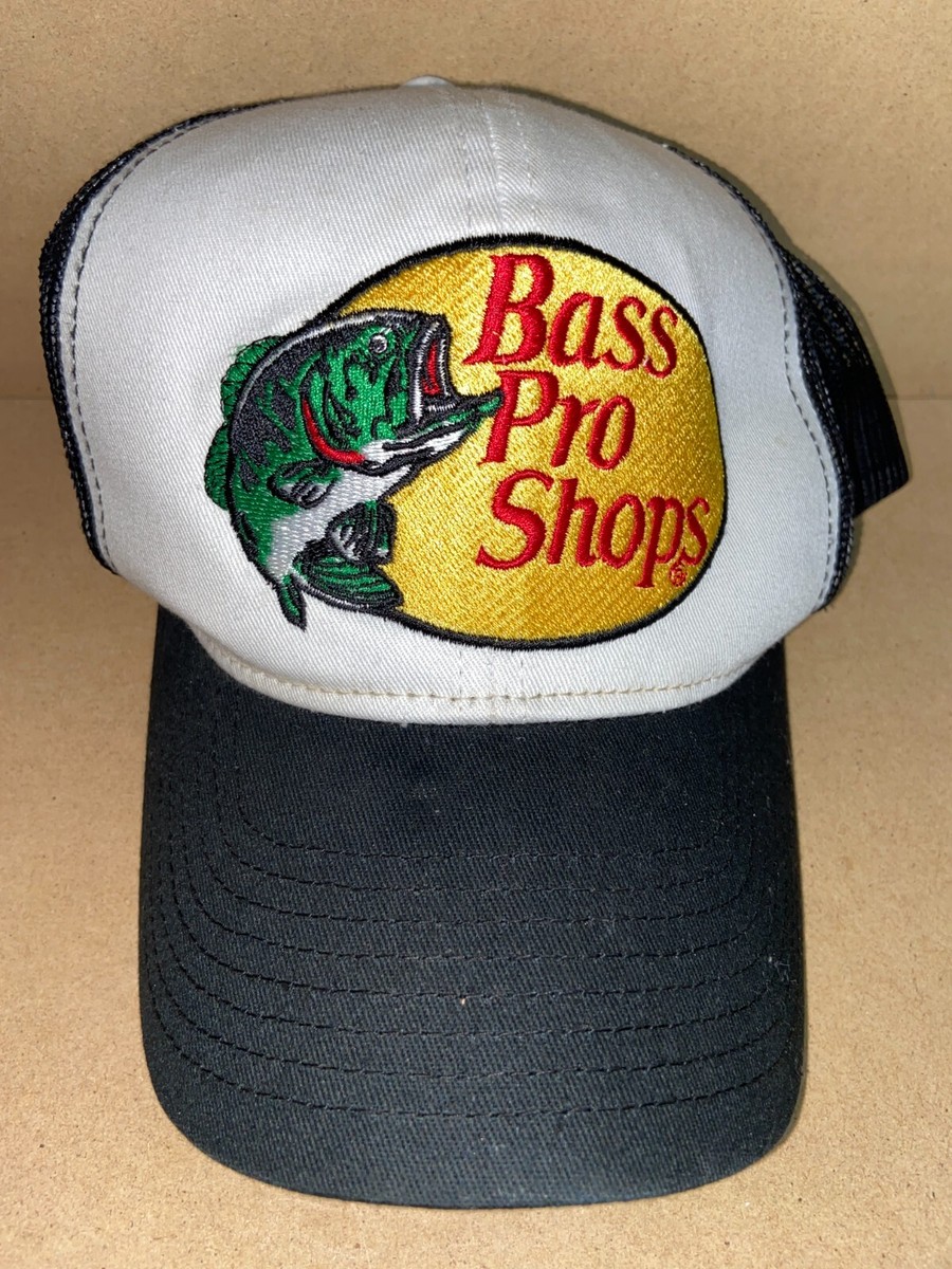 BASS PRO SHOPS MESH SNAPBACK TRUCKER HAT TWO TONE CAP Fishing
