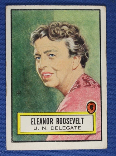 1952 Topps Look 'n See - #43 "Elanor Roosevelt" - Good/Very Good Condition