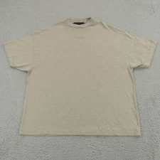 Fear of God Essentials Shirt Mens Small Heather Grey Crewneck Tee FOG Boxy FW23