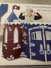 Knight's Castle Cardboard Playhouse 10 Piece Set Preschool Imagination