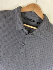 Travis Mathew Polo Shirt Men's 2XL Gray Short Sleeve Golf Pima Cotton Stretch