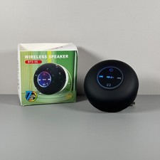 Mini Bluetooth SHOWER SPEAKER with LED Light  IPX4 Waterproof  Suction Cup