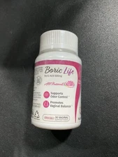 NutraBlast Boric Acid Vaginal Suppositories - 100% Pure Made in USA - Boric Life