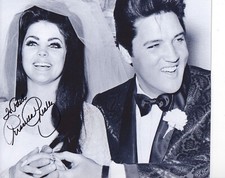 PRISCILLA PRESLEY Signed 10x8 Photo ELVIS COA