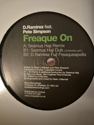 D Ramirez - Freaque On - 12'' Vinyl Record - Tech House 2004