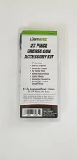 Lubrimatic 27-PIECE GREASE GUN ACCESSORY KIT: 6"-Flex Hose Coupler Dispenser 20
