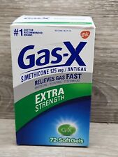 Gas-X Extra Strength Chewable Gas Relieving Tablets with Simethicone 125mg 72 Ct