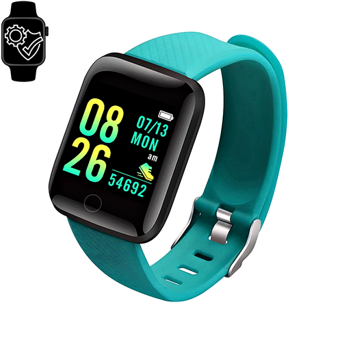 Unisex Bluetooth Smartwatch Android System Men Women Smart Touch Wrist Watch - Afbeelding 15 van 17