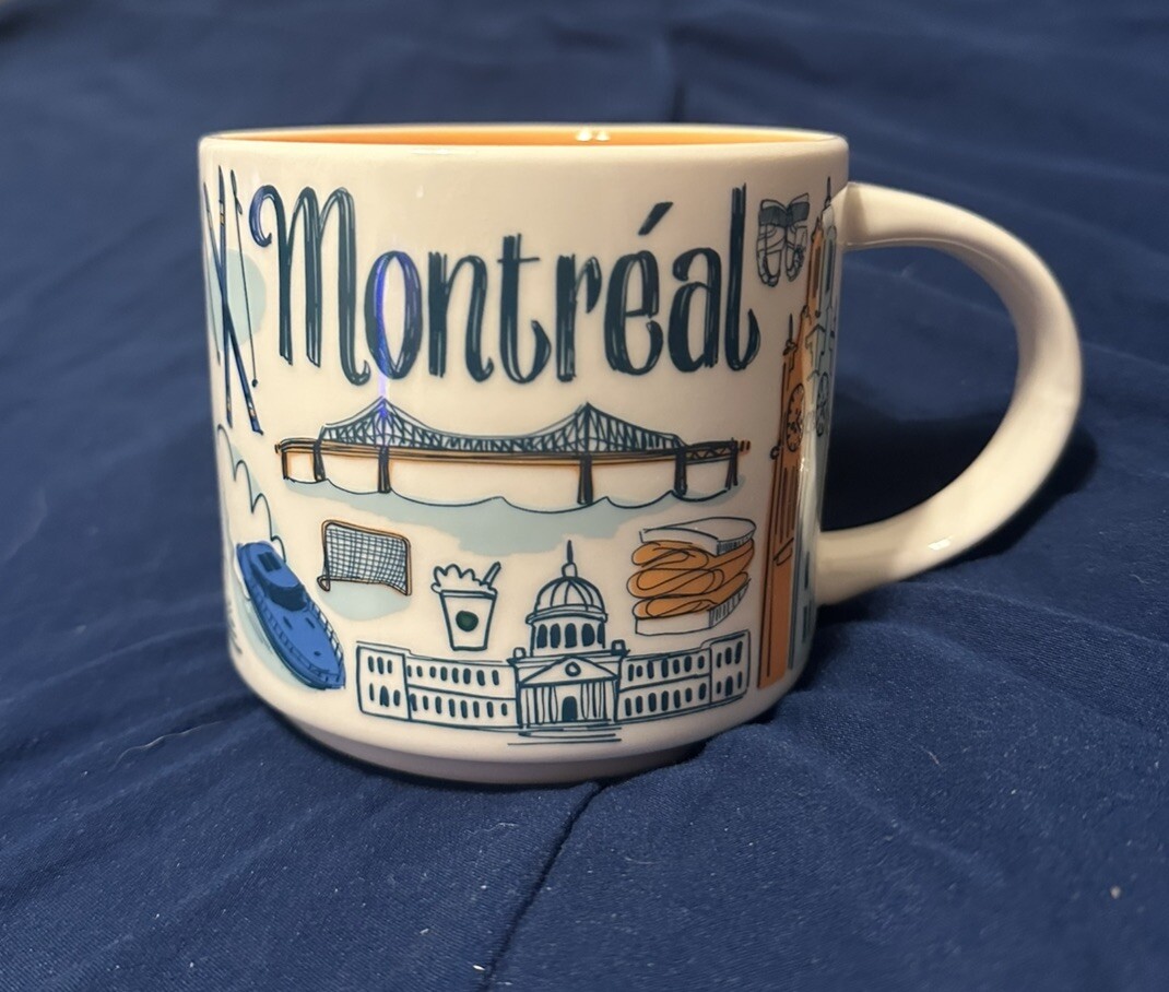 Starbucks MONTREAL - Been There Series Mug (discontinued series) Rare Canada