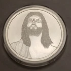 1 oz Silver Art Round - CMG Mint Consequence Flip Coin Jesus vs Devil  - F8608