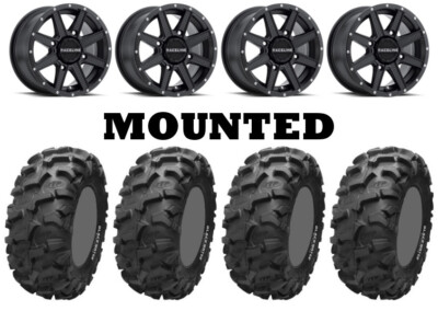 Kit 4 ITP Blackwater Evolution 27x9-14/27x11-14 on Hostage Matte Black H700