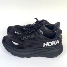 Hoka One One Womens Clifton 9 GORE-TEX ‘Black’ 1141490 BBLC Size 8.5 B