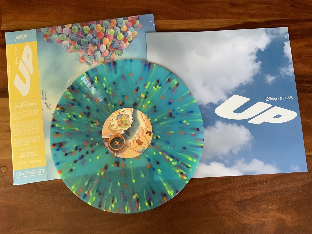 🎈Disney/Pixar 🎈“UP” 🎈2/180g Splatter Vinyl/🎈Mondo