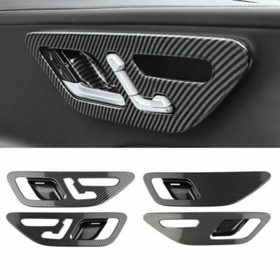 Fit For Benz C-Class 2022-2023 Carbon Fiber Memory Seat Button Switch Cover Trim
