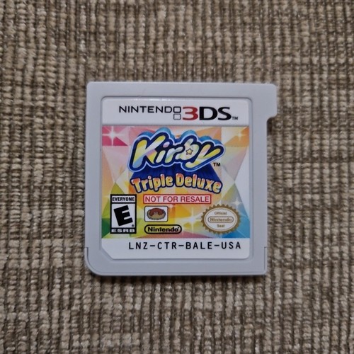 3DS Kirby Triple Deluxe NOT FOR RESALE RARE DEMO GAME READY-TO-SHIP 