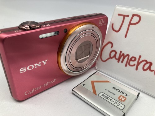 English OK Excellent SONY Cyber-shot DSC-WX100 pink Digital Camera 3313