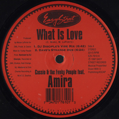 Amira - What Is Love - USA 12'' Vinyl - 1997 - Easy Street