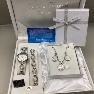 Suisse Ralph Fantasia Ladies' 4 Piece Watch & Jewellery Set UNTESTED(J1) NS#8785