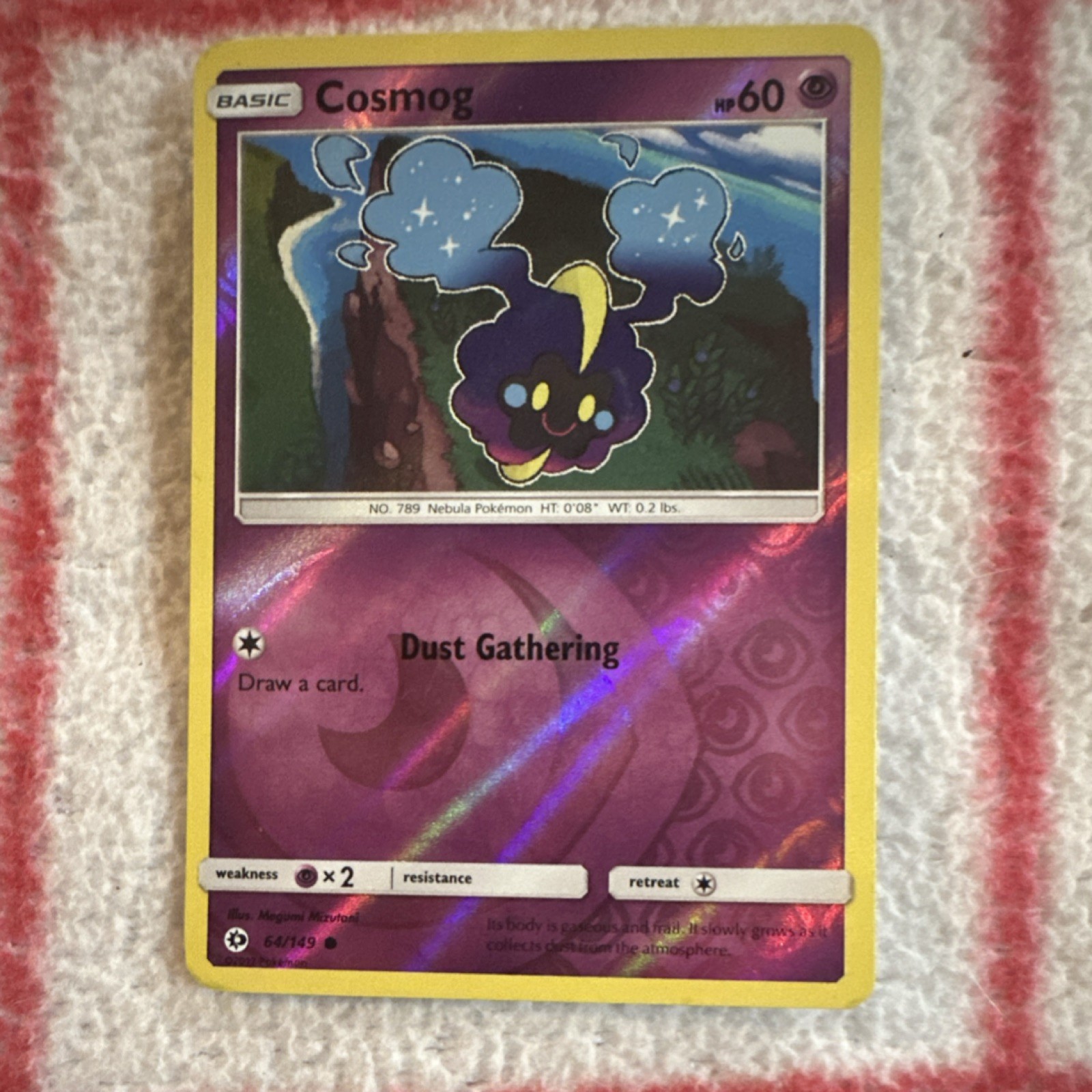 The Pokémon Company Cosmog Sm-Sun & Moon 64/149 60 HP Reverse Holo Psychic Basic