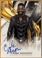 2019 Topps WWE Undisputed Cedric Alexander Autograph On Card Auto /199